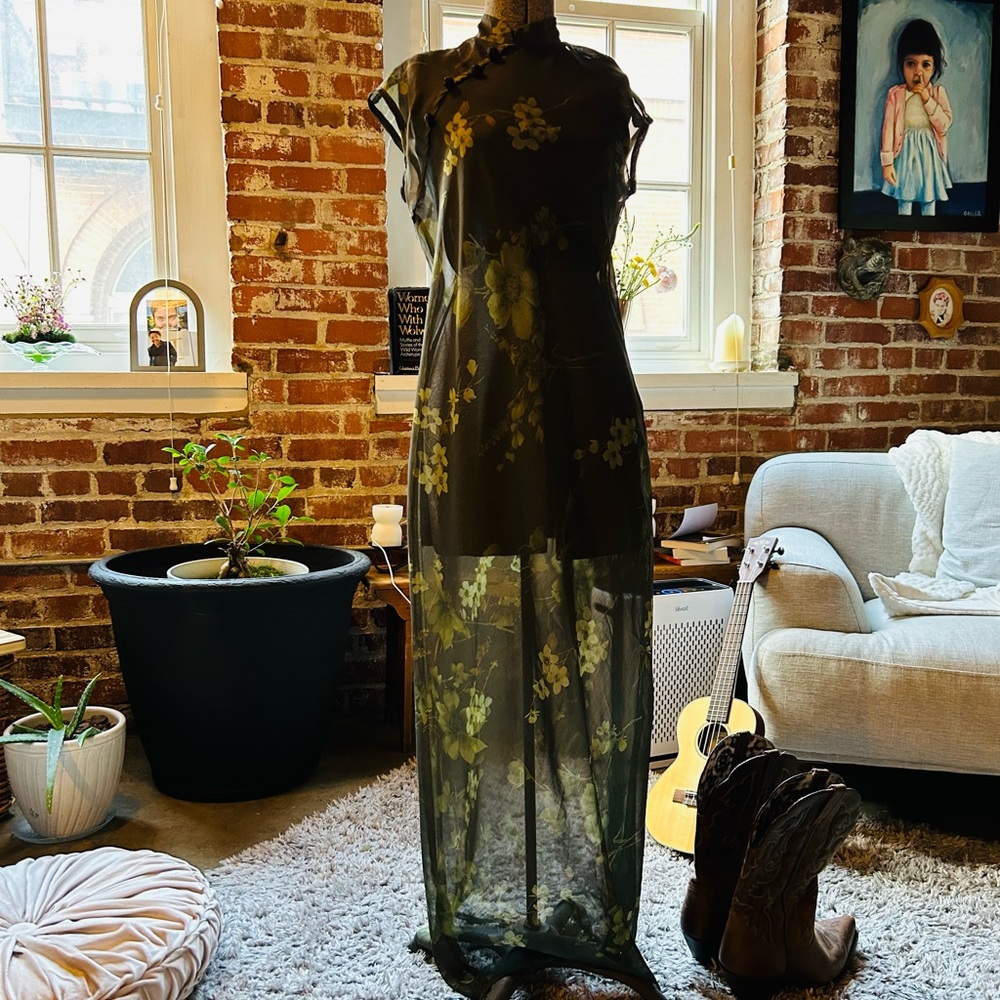 Jessica Howard Olive Green Dress